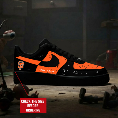 [FLASH SALE] NEW CUSTOMIZED MLB06 SFG SAN FRANCISCO GIANTS AF1 SHOES