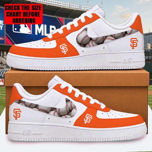 [FLASH SALE] NEW CUSTOMIZED MLB06 SFG SAN FRANCISCO GIANTS AF1 SHOES