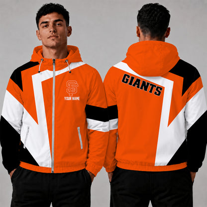 [FLASH SALE] NEW CUSTOMIZED MLB06 SFG SAN FRANCISCO GIANTS WINDBREAKER JACKET