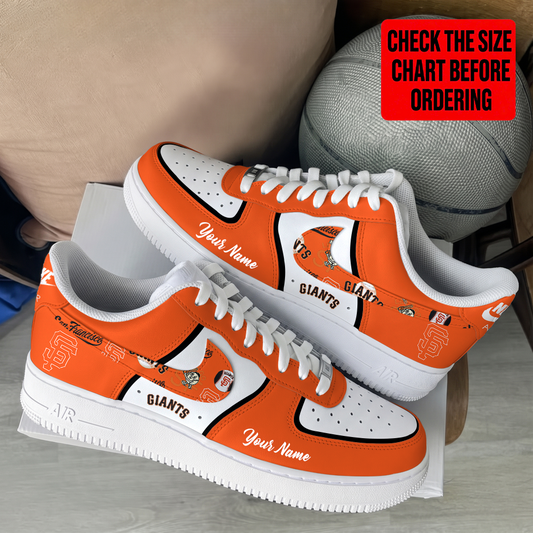 [FLASH SALE] NEW CUSTOMIZED MLB06 SFG SAN FRANCISCO GIANTS AF1 SHOES