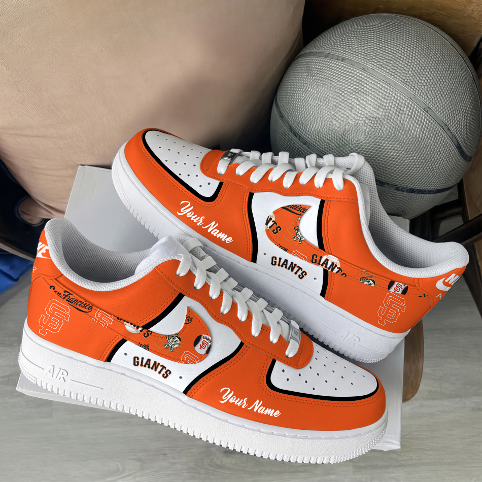[FLASH SALE] NEW CUSTOMIZED MLB06 SFG SAN FRANCISCO GIANTS AF1 SHOES