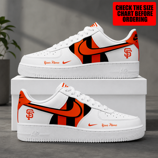 [FLASH SALE] NEW CUSTOMIZED MLB06 SFG SAN FRANCISCO GIANTS AF1 SHOES
