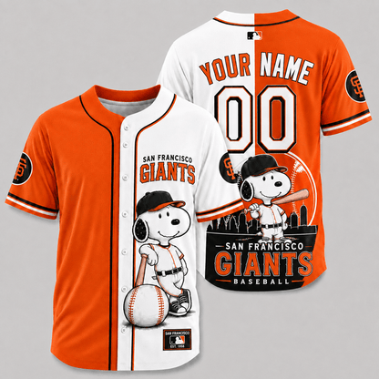 [FLASH SALE] NEW CUSTOMIZED MLB06 SFG SAN FRANCISCO GIANTS BASEBALL JERSEY