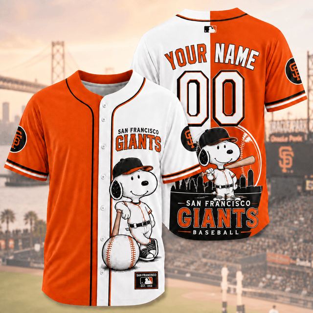 [FLASH SALE] NEW CUSTOMIZED MLB06 SFG SAN FRANCISCO GIANTS BASEBALL JERSEY