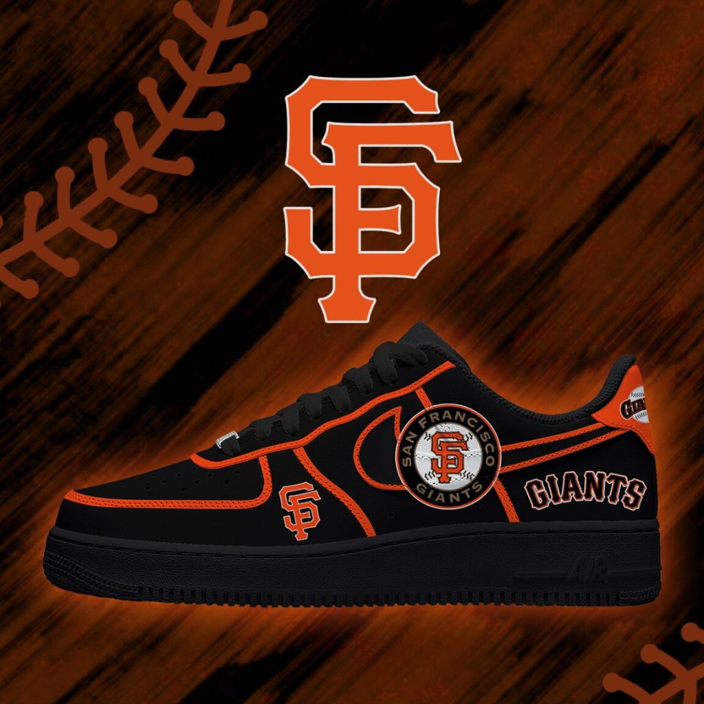 [FLASH SALE] NEW CUSTOMIZED MLB06 SFG SAN FRANCISCO GIANTS AF1 SHOES