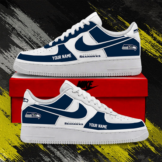 [SPECIAL OFFER] NEW CUSTOMIZED NFL06 SSH SEATTLE SEAHAWKS AF1 SHOES