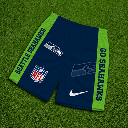 [SPECIAL OFFER] NEW CUSTOMIZED NFL06 SSH SEATTLE SEAHAWKS SHORT PANTS