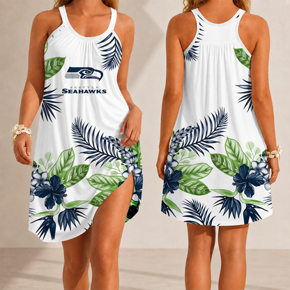 [SPECIAL OFFER] NEW CUSTOMIZED NFL06 SSH SEATTLE SEAHAWKS CAMISOLE DRESS