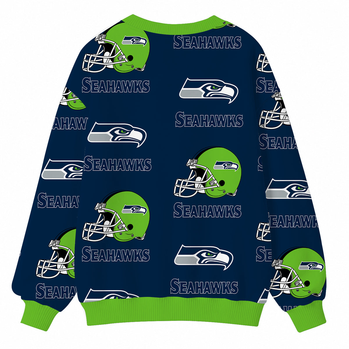 [SPECIAL OFFER] NEW CUSTOMIZED NFL06 SSH SEATTLE SEAHAWKS CARDIGAN
