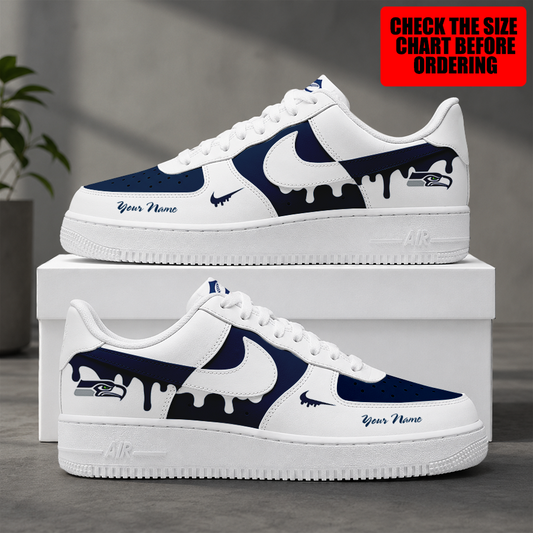 [SPECIAL OFFER] NEW CUSTOMIZED NFL06 SSH SEATTLE SEAHAWKS AF1 SHOES