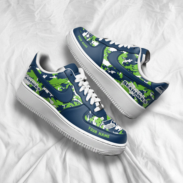 [SPECIAL OFFER] NEW CUSTOMIZED NFL06 SSH SEATTLE SEAHAWKS AF1 SNEAKERS