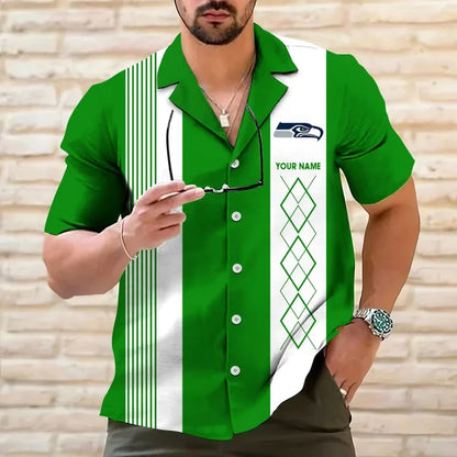 [SPECIAL OFFER] NEW CUSTOMIZED NFL06 SSH SEATTLE SEAHAWKS HAWAIIAN SHIRT