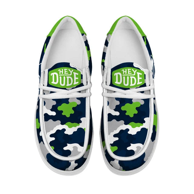 [SPECIAL OFFER] NEW CUSTOMIZED NFL06 SSH SEATTLE SEAHAWKS LOAFER SHOES