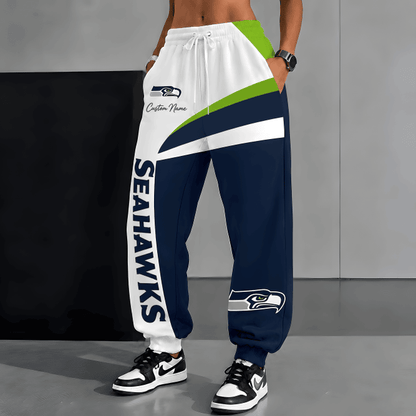 [SPECIAL OFFER] NEW CUSTOMIZED NFL06 SSH SEATTLE SEAHAWKS SWEATPANTS