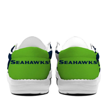 [SPECIAL OFFER] NEW CUSTOMIZED NFL06 SSH SEATTLE SEAHAWKS LOAFER SHOES