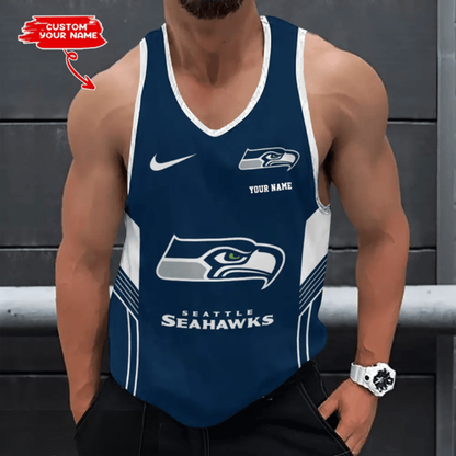 LIMITED EDITION - NEW CUSTOMIZED NFL06 SSH SEATTLE SEAHAWKS UNISEX TANK TOP