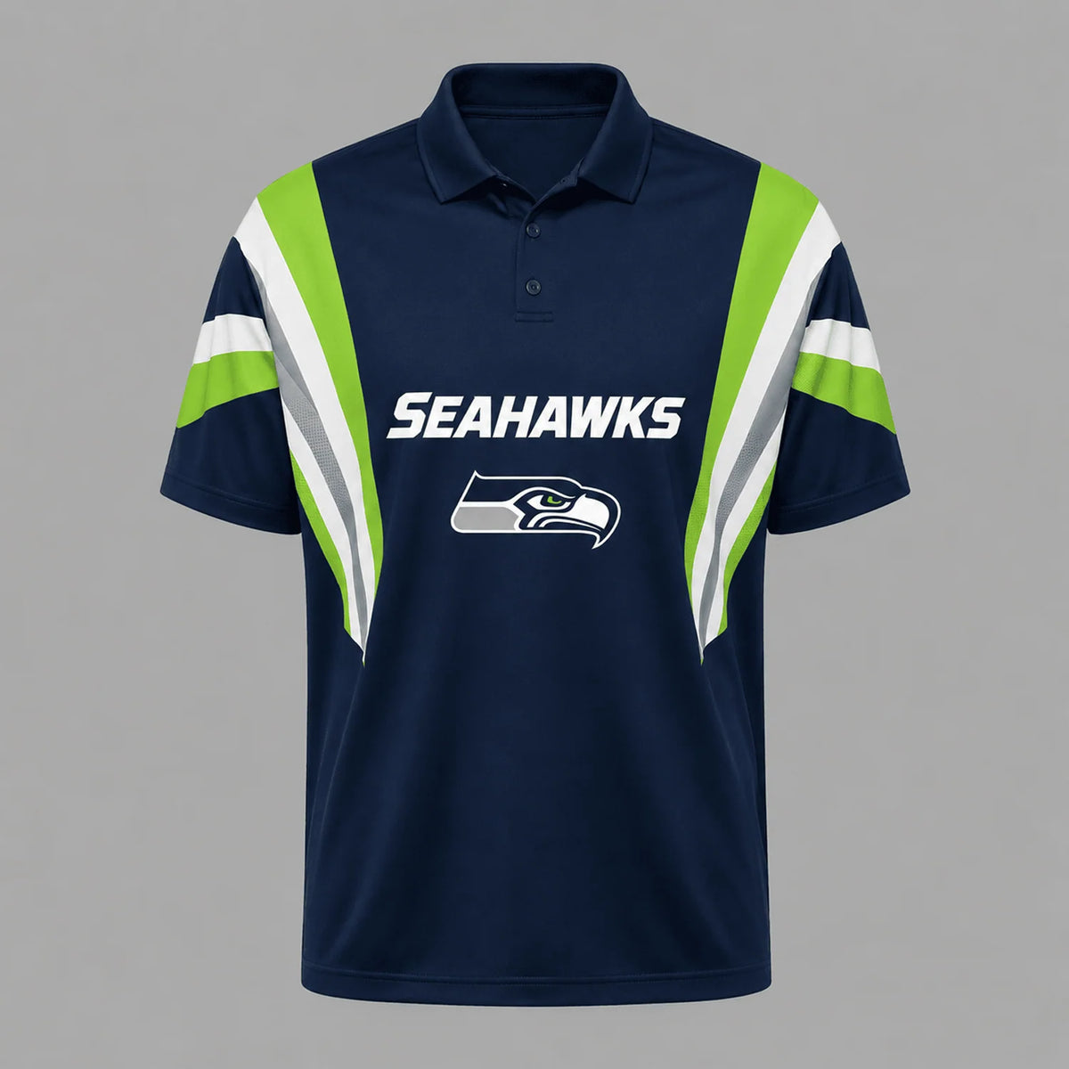 [SPECIAL OFFER] NEW CUSTOMIZED NFL06 SSH SEATTLE SEAHAWKS POLO SHIRT