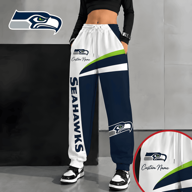 [SPECIAL OFFER] NEW CUSTOMIZED NFL06 SSH SEATTLE SEAHAWKS SWEATPANTS