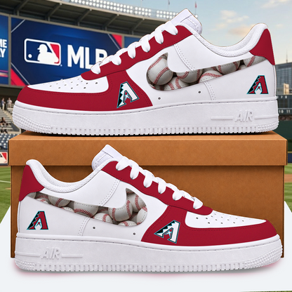 [FLASH SALE] NEW CUSTOMIZED MLB07 ADS ARIZONA DIAMONDBACKS AF1 SHOES