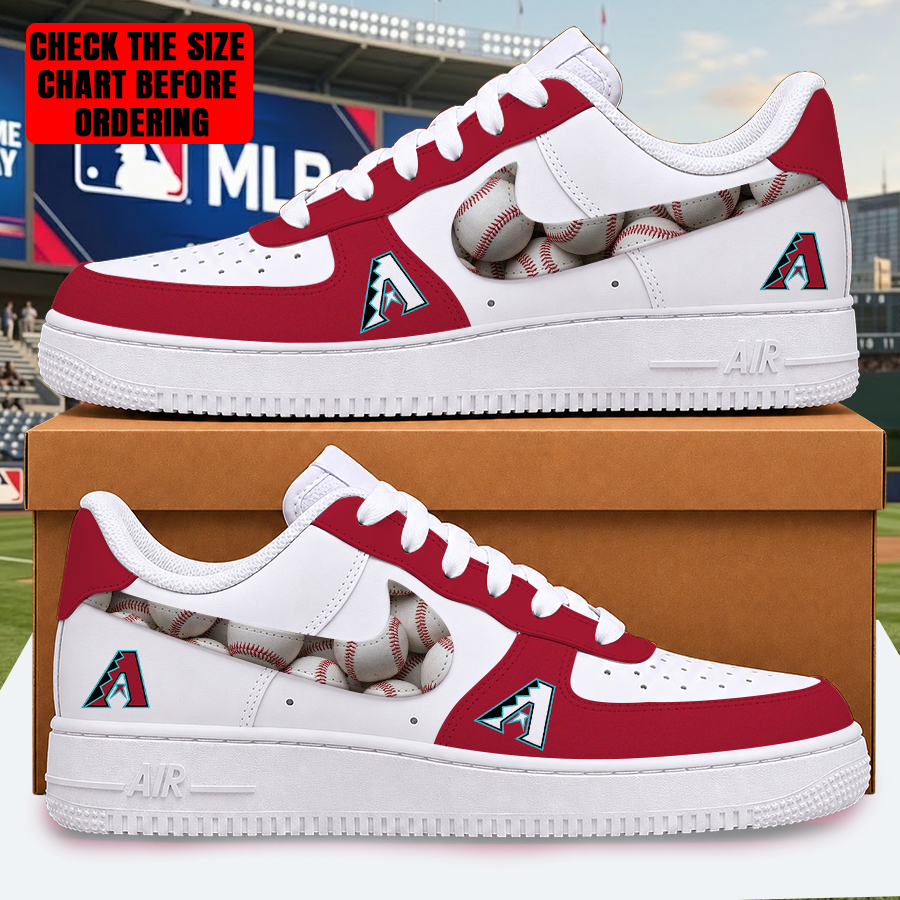 [FLASH SALE] NEW CUSTOMIZED MLB07 ADS ARIZONA DIAMONDBACKS AF1 SHOES