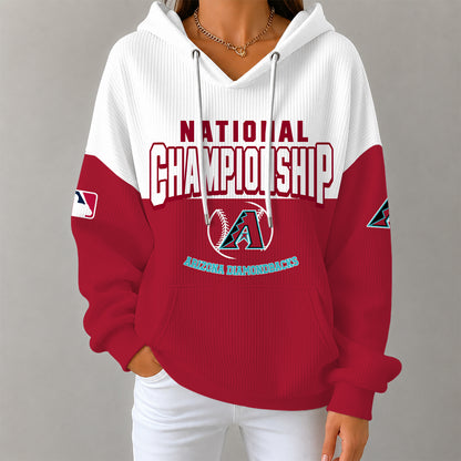 [FLASH SALE] NEW CUSTOMIZED MLB07 ADS ARIZONA DIAMONDBACKS RIBBED HOODIE & SWEATSHIRT