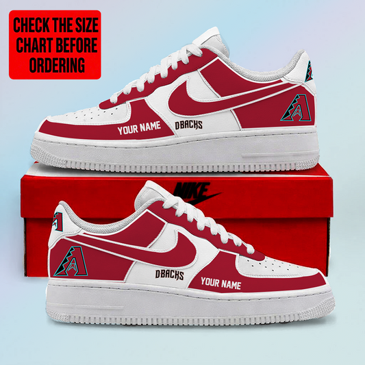 [FLASH SALE] NEW CUSTOMIZED MLB07 ADS ARIZONA DIAMONDBACKS AF1 SHOES