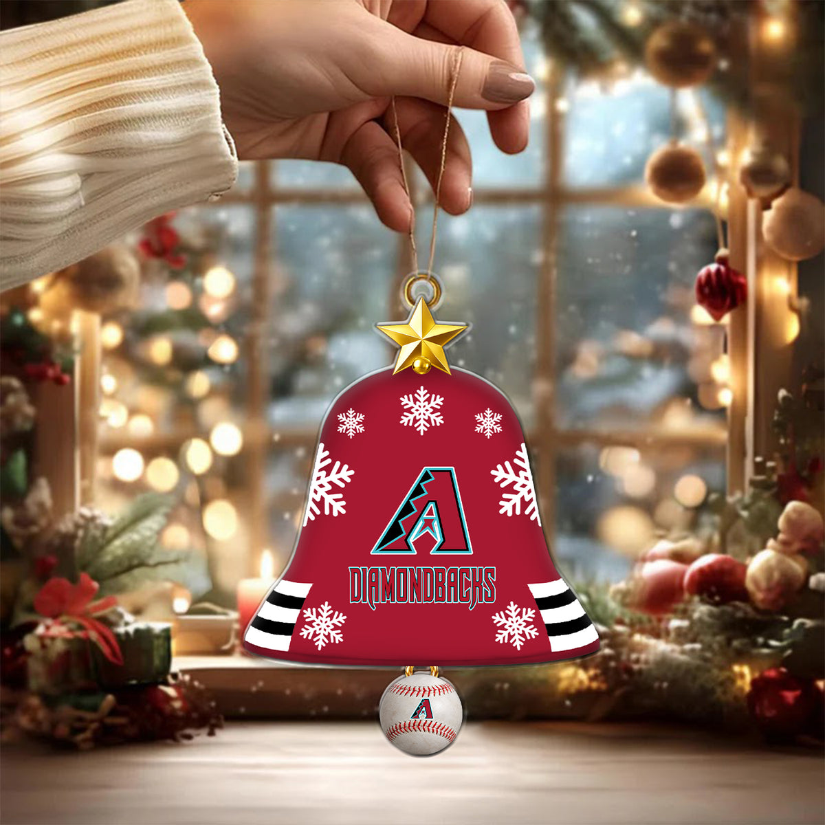 [FLASH SALE] NEW CUSTOMIZED MLB07 ADS ARIZONA DIAMONDBACKS CHRISTMAS ACRYLIC ORNAMENT