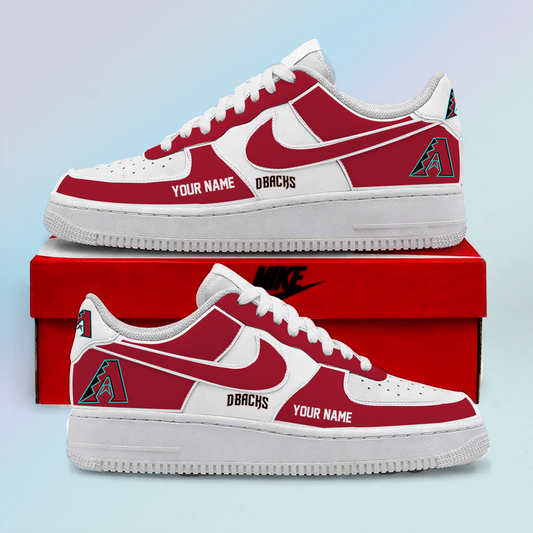 [FLASH SALE] NEW CUSTOMIZED MLB07 ADS ARIZONA DIAMONDBACKS AF1 SHOES