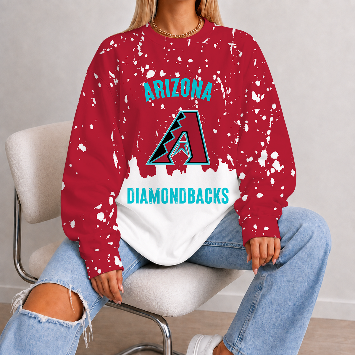 [FLASH SALE] NEW CUSTOMIZED MLB07 ADS ARIZONA DIAMONDBACKS UNISEX SWEATSHIRT
