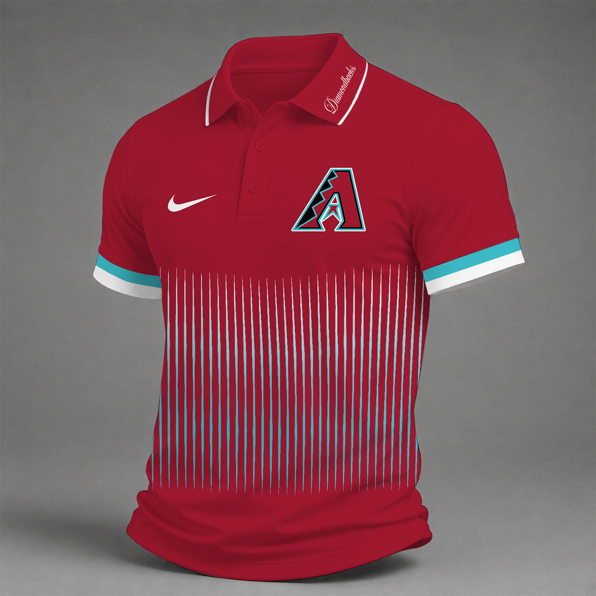[FLASH SALE] NEW CUSTOMIZED MLB07 ADS ARIZONA DIAMONDBACKS POLO SHIRT