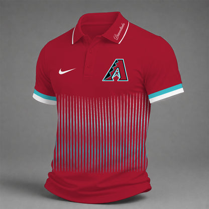 [FLASH SALE] NEW CUSTOMIZED MLB07 ADS ARIZONA DIAMONDBACKS POLO SHIRT