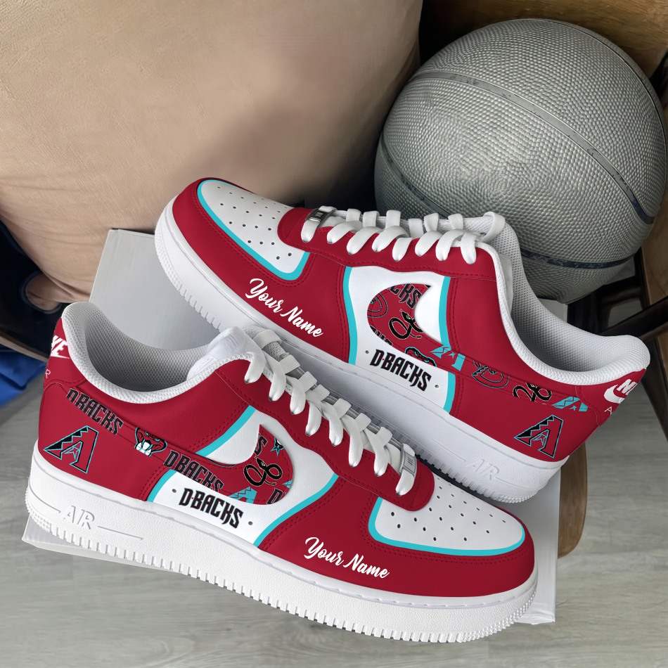 [FLASH SALE] NEW CUSTOMIZED MLB07 ADS ARIZONA DIAMONDBACKS AF1 SHOES