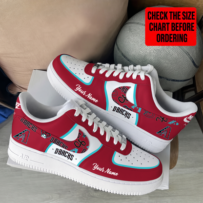 [FLASH SALE] NEW CUSTOMIZED MLB07 ADS ARIZONA DIAMONDBACKS AF1 SHOES
