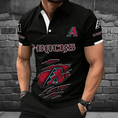 [FLASH SALE] NEW CUSTOMIZED MLB07 ADS ARIZONA DIAMONDBACKS POLO SHIRT