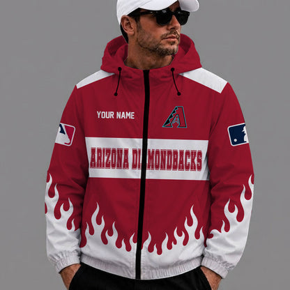 [FLASH SALE] NEW CUSTOMIZED MLB07 ADS ARIZONA DIAMONDBACKS WINDBREAKER JACKET