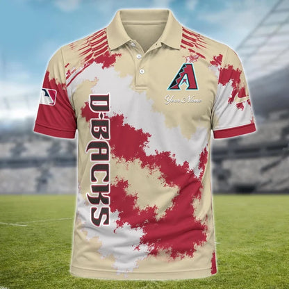 [FLASH SALE] NEW CUSTOMIZED MLB07 ADS ARIZONA DIAMONDBACKS MULTICOLOR POLO SHIRT