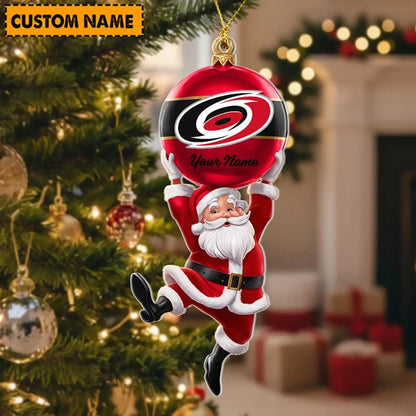 [SUPER SALE] NEW CUSTOMIZED NHL07 CLH CAROLINA HURRICANES CHRISTMAS ACRYLIC ORNAMENT