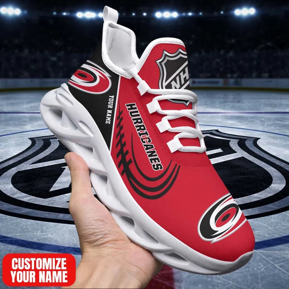 [SUPER SALE] NEW CUSTOMIZED NHL07 CLH CR HURRICANES PREMIUM CLUNKY SNEAKERS