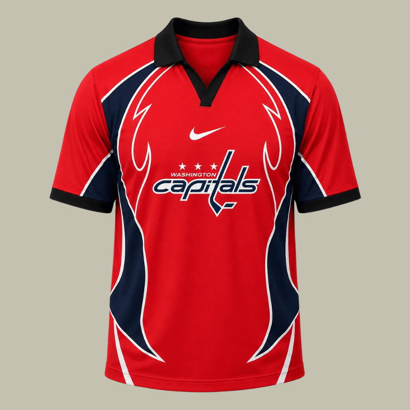 [SUPER SALE] NEW CUSTOMIZED NHL07 CLH CAROLINA HURRICANES POLO SHIRT