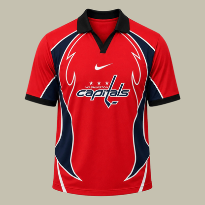 [SUPER SALE] NEW CUSTOMIZED NHL07 CLH CAROLINA HURRICANES POLO SHIRT