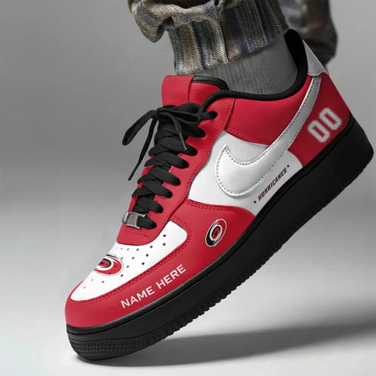 [SUPER SALE] NEW CUSTOMIZED NHL07 CLH CAROLINA HURRICANES AF1 SHOES