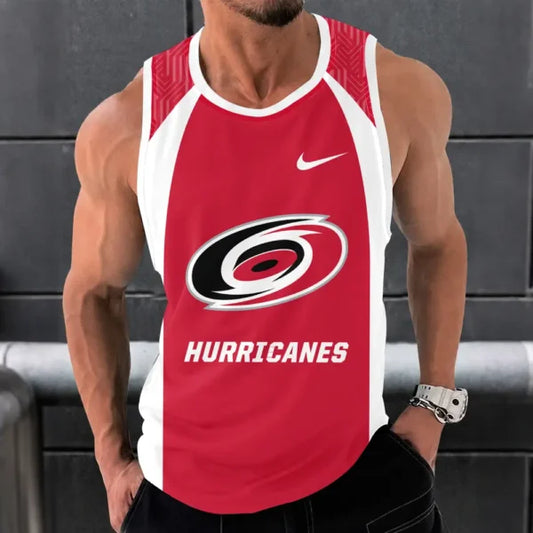 [SUPER SALE] NEW CUSTOMIZED NHL07 CLH CAROLINA HURRICANES UNISEX TANK TOP