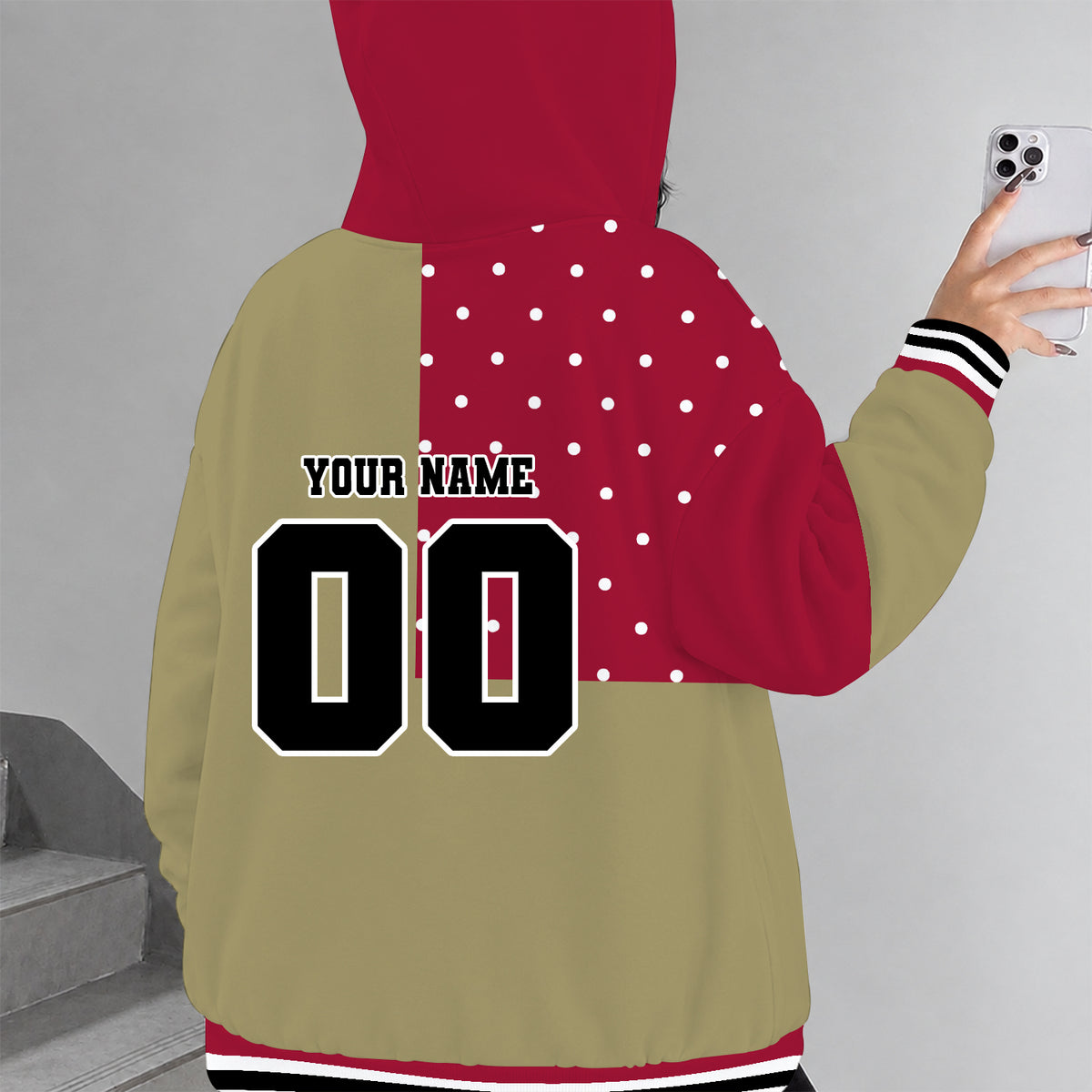 [FAN FAVORITE] NEW CUSTOMIZED NCAA MFF07 DEP DENVER PIONEERS STRAPPY ZIP HOODIE