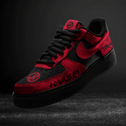 [FAN MUST-HAVE] NEW CUSTOMIZED F107 TGR HAAS AF1 SNEAKERS