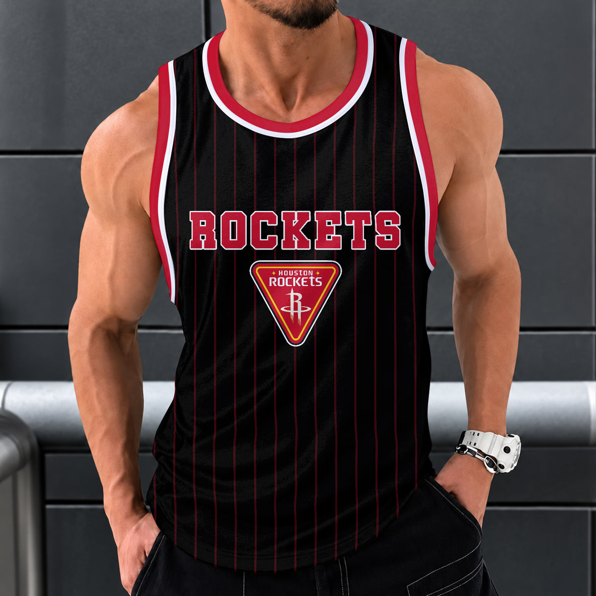 [HOT DEAL] NEW CUSTOMIZED NBA07 HRO HOUSTON ROCKETS UNISEX TANK TOP