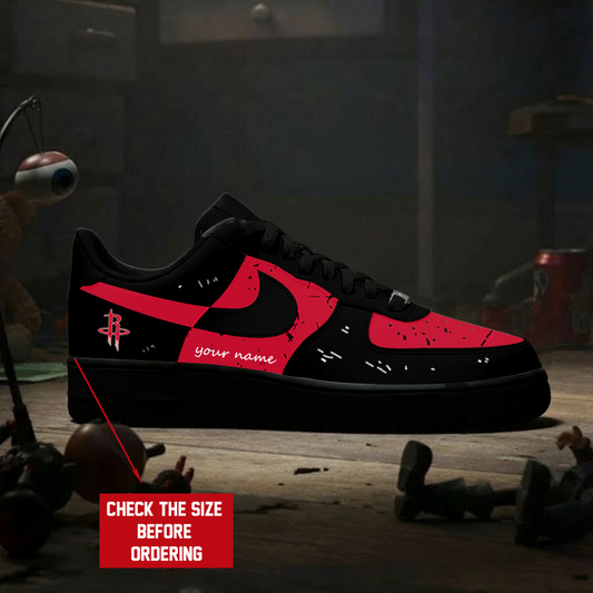 [HOT DEAL] NEW CUSTOMIZED NBA07 HRO HOUSTON ROCKETS AF1 SHOES