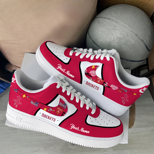 [HOT DEAL] NEW CUSTOMIZED NBA07 HRO HOUSTON ROCKETS AF1 SHOES
