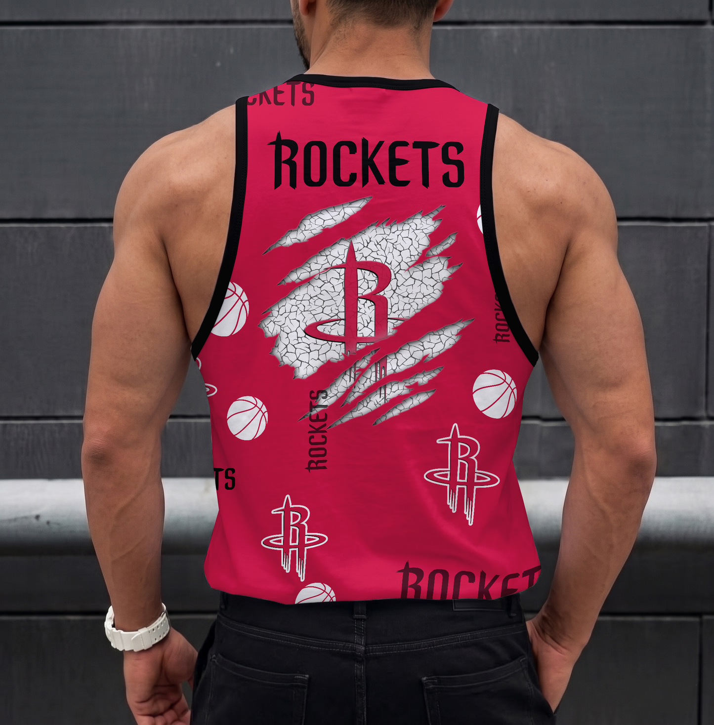 [HOT DEAL] NEW CUSTOMIZED NBA07 HRO HOUSTON ROCKETS UNISEX TANK TOP