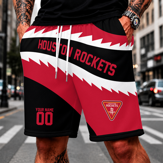 [HOT DEAL] NEW CUSTOMIZED NBA07 HRO HOUSTON ROCKETS SHORT PANTS