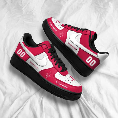 [HOT DEAL] NEW CUSTOMIZED NBA07 HRO HOUSTON ROCKETS AF1 SHOES
